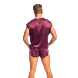 Canotta del marchio L HOMME INVISIBLE - Canottiera Silky Touch L Homme Invisible Bordeaux - Ref : SP09 SIL RB9