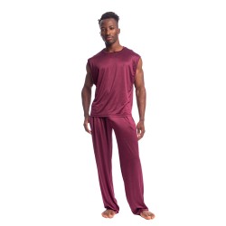 Canotta del marchio L HOMME INVISIBLE - Canottiera Silky Touch L Homme Invisible Bordeaux - Ref : SP09 SIL RB9