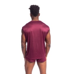 Canotta del marchio L HOMME INVISIBLE - Canottiera Silky Touch L Homme Invisible Bordeaux - Ref : SP09 SIL RB9