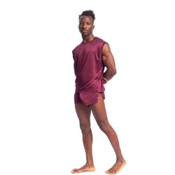 Canotta del marchio L HOMME INVISIBLE - Canottiera Silky Touch L Homme Invisible Bordeaux - Ref : SP09 SIL RB9