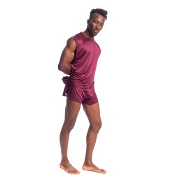 Canotta del marchio L HOMME INVISIBLE - Canottiera Silky Touch L Homme Invisible Bordeaux - Ref : SP09 SIL RB9