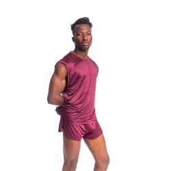 Canotta del marchio L HOMME INVISIBLE - Canottiera Silky Touch L Homme Invisible Bordeaux - Ref : SP09 SIL RB9