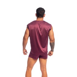 Canotta del marchio L HOMME INVISIBLE - Canottiera Silky Touch L Homme Invisible Bordeaux - Ref : SP09 SIL RB9