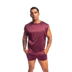 Canotta del marchio L HOMME INVISIBLE - Canottiera Silky Touch L Homme Invisible Bordeaux - Ref : SP09 SIL RB9