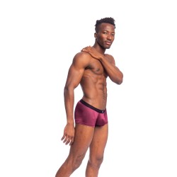 Boxer, shorty de la marque L HOMME INVISIBLE - Silky Touch Hipster Push Up L Homme Invisible Burgundy - Ref : MY39 SIL RB9