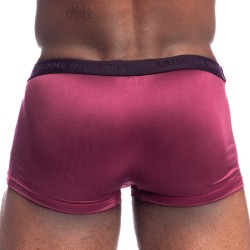 Boxer, shorty de la marque L HOMME INVISIBLE - Silky Touch Hipster Push Up L Homme Invisible Burgundy - Ref : MY39 SIL RB9
