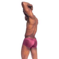 Pantaloncini boxer, Shorty del marchio L HOMME INVISIBLE - Silky Touch Mini Pusher Push-Up L Homme Invisible Burgundy - Ref : UW