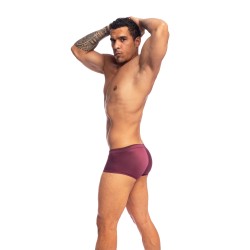 Pantaloncini boxer, Shorty del marchio L HOMME INVISIBLE - Silky Touch Mini Pusher Push-Up L Homme Invisible Burgundy - Ref : UW