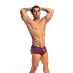 Pantaloncini boxer, Shorty del marchio L HOMME INVISIBLE - Silky Touch Mini Pusher Push-Up L Homme Invisible Burgundy - Ref : UW