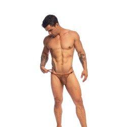 Stringa del marchio L HOMME INVISIBLE - Striptease con perizoma d oro e fuoco L uomo invisibile - Ref : UW21X FGO OR9