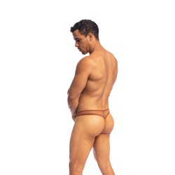 Stringa del marchio L HOMME INVISIBLE - Fuoco & Oro V Thong Bikini L Homme Invisible - Ref : UW19 FGO OR9