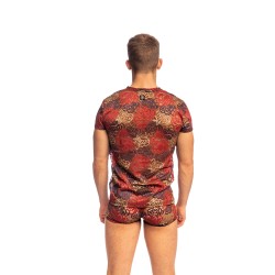 Maniche del marchio L HOMME INVISIBLE - Giardino Incantato - T-shirt a V dell Uomo Invisibile - Ref : MY73 JAR 231