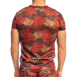 Maniche del marchio L HOMME INVISIBLE - Giardino Incantato - T-shirt a V dell Uomo Invisibile - Ref : MY73 JAR 231