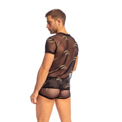 Maniche del marchio L HOMME INVISIBLE - Maglietta a V dell Uomo Invis - ibile - Ref : MY73 EPI OR1