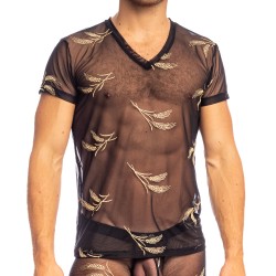 Maniche del marchio L HOMME INVISIBLE - Maglietta a V dell Uomo Invis - ibile - Ref : MY73 EPI OR1