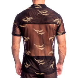 Camicia del marchio L HOMME INVISIBLE - Epi D or - La camicia cubana con colletto dell uomo invisibile - Ref : HW167 EPI OR1