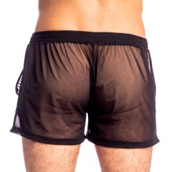 Breve del marchio L HOMME INVISIBLE - Pantaloncini E D Or L Homme Invisible Lounge neri - Ref : HW185 EPI OR1