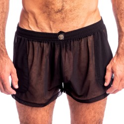 Breve del marchio L HOMME INVISIBLE - Pantaloncini E D Or L Homme Invisible Lounge neri - Ref : HW185 EPI OR1