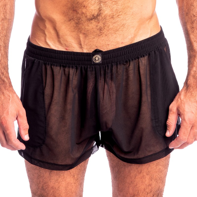 Breve del marchio L HOMME INVISIBLE - Pantaloncini E D Or L Homme Invisible Lounge neri - Ref : HW185 EPI OR1