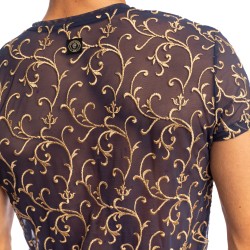 Maniche del marchio L HOMME INVISIBLE - Maglietta barocca a scollo a V Nuit L Uomo Invisibile - Ref : MY73 NBA 049