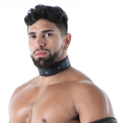 Accessories of the brand TOF PARIS - Neoprene Necklace Tof Paris Black/Black - Ref : TOF602N