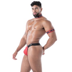 Accessories of the brand TOF PARIS - Neoprene Collar Tof Paris Black/Red - Ref : TOF602NR