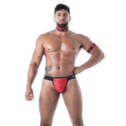 Accessories of the brand TOF PARIS - Neoprene Collar Tof Paris Black/Red - Ref : TOF602NR