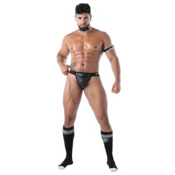 Accessories of the brand TOF PARIS - Neoprene Collar Tof Paris Black/White - Ref : TOF602NB