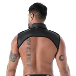 Harness of the brand TOF PARIS - Tof Paris Neoprene Collar Shirt Harness Black - Ref : TOF605N