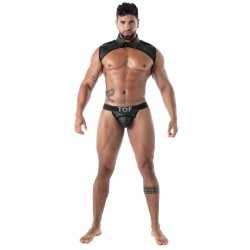 Harness of the brand TOF PARIS - Tof Paris Neoprene Collar Shirt Harness Black - Ref : TOF605N