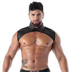 Harness of the brand TOF PARIS - Tof Paris Neoprene Collar Shirt Harness Black - Ref : TOF605N