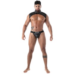 Jockstraps of the brand TOF PARIS - Tof Paris Neoprene Jockstrap Black - Ref : TOF604N