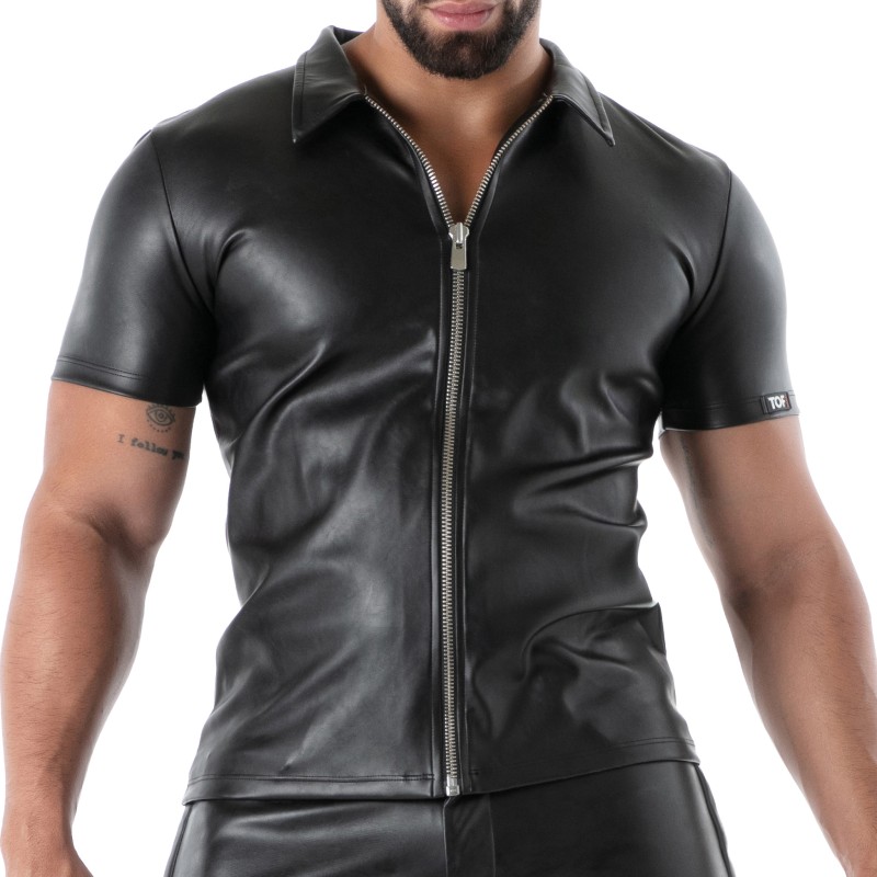 Shirt of the brand TOF PARIS - Chemise Zippé Kinky Tof Paris - Ref : TOF609N