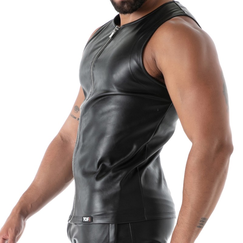 Shirt of the brand TOF PARIS - Débardeur Zippé Kinky Tof Paris - Ref : TOF608N