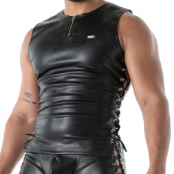 Tank top of the brand TOF PARIS - Débardeur à Lacets Kinky Tof Paris - Ref : TOF619N
