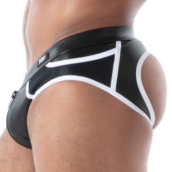 Brief of the brand TOF PARIS - Backless Kinky Zipped Briefs Tof Paris - Ref : TOF621NB
