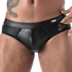 Brief of the brand TOF PARIS - Kinky Tof Paris Full Zip Briefs - Ref : TOF614N
