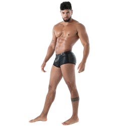 Boxer shorts, Shorty of the brand TOF PARIS - Kinky Full Zip Boxer Shorts Black - Ref : TOF612N