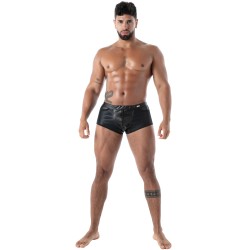 Boxer shorts, Shorty of the brand TOF PARIS - Kinky Full Zip Boxer Shorts Black - Ref : TOF612N