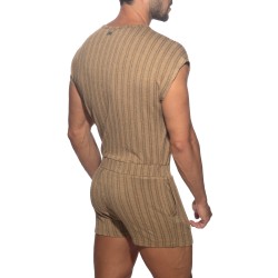 Body de la marque ADDICTED - Jumper Barley Marron - Edition Limitée - Ref : AD1388 C13