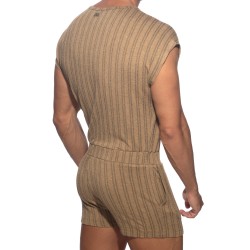 Body de la marque ADDICTED - Jumper Barley Marron - Edition Limitée - Ref : AD1388 C13