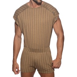 Body de la marque ADDICTED - Jumper Barley Marron - Edition Limitée - Ref : AD1388 C13