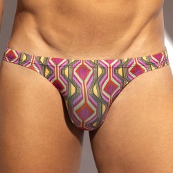 Slip, Tanga de la marque ES COLLECTION - Bikini Egypt Edition Limitée - Violet - Ref : UN643 C19
