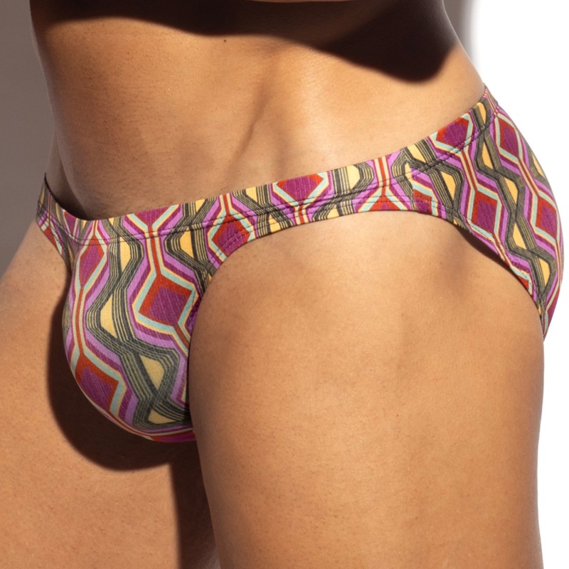 Slip de la marca ES COLLECTION - Bikini de edición limitada de Egipto - Morado - Ref : UN643 C19