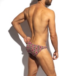 Slip, Tanga de la marque ES COLLECTION - Bikini Egypt Edition Limitée - Violet - Ref : UN643 C19