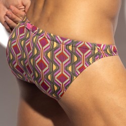 Slip, Tanga de la marque ES COLLECTION - Bikini Egypt Edition Limitée - Violet - Ref : UN643 C19