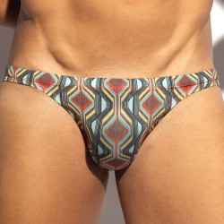 Slip de la marca ES COLLECTION - Bikini de edición limitada de Egipto - Green - Ref : UN643 C18