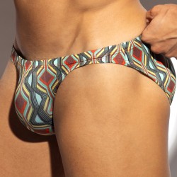 Slip, Tanga de la marque ES COLLECTION - Bikini Egypt Edition Limitée - Vert - Ref : UN643 C18