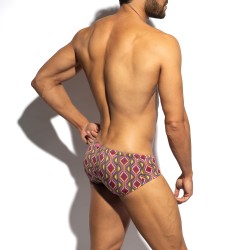 Slip, Tanga de la marque ES COLLECTION - Slip Sunga Egypt Edition Limitée - Violet - Ref : UN644 C19
