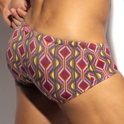 Slip, Tanga de la marque ES COLLECTION - Slip Sunga Egypt Edition Limitée - Violet - Ref : UN644 C19